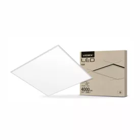   Videx 595 x 595-ös 40 W-os natúr fehér LED panel 4000lm 6000K