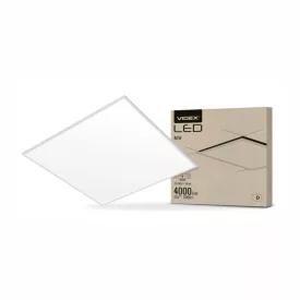   Videx 620 x 620-ös 40 W-os natúr fehér LED panel 4000lm 4000K