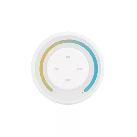   Mi Light falra szerelhető mágneses érintős fényerő szabályozó fehér színben (CCT)