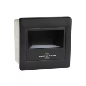   Horoz Diamond 2 W-os mozgásérzékelős fekete oldalfali lámpa