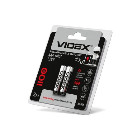 Videx AAA 1100mAh újratölthető akkumlátor (darabár min. rendelhető mennyiség 2 db)