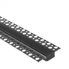  Ecolight Gipszkartonba építhető Fekete LED aluprofil  2m (Szett) 17mm széles fekete fedővel