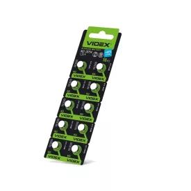   Videx AG5/LR754 66mAh alkáli gombelem (darabár min. rendelhető mennyiség 10 db)