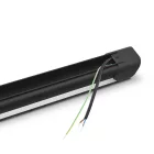 Videx Batten Led 72 W-os falon kívüli fekete lámpa IP20-as védettséggel