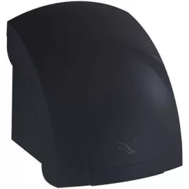   Eurolamp műanyag kézszárító időzítővel, fekete színben 1800W