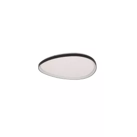   Stone Danube 36W-os 500x500mm 3000-6500K fekete színű távirányítós mennyezeti lámpa