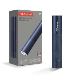   Videx TITANUM hordozható LED zseblámpa 5000K 300lm TLF-T14BL