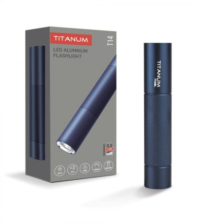 Videx TITANUM hordozható LED zseblámpa 5000K 300lm TLF-T14BL