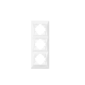   Videx Binera fehér színű hármas függőleges keret (12/96)