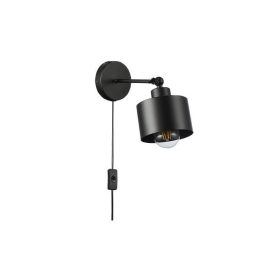   MasterLED Elza 1xE27 foglalatú állítható fekete színű fali lámpa
