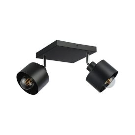   MasterLED Elza 2xE27 foglalatú állítható fekete színű mennyezeti lámpa