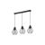 MasterLED Otto 3xE27 foglalatú fekete színű függesztett mennyezeti lámpa