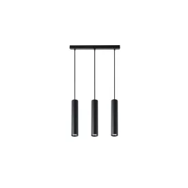   MasterLED Keon fekete színű függesztett mennyezeti lámpa 3xGU10-es foglalattal