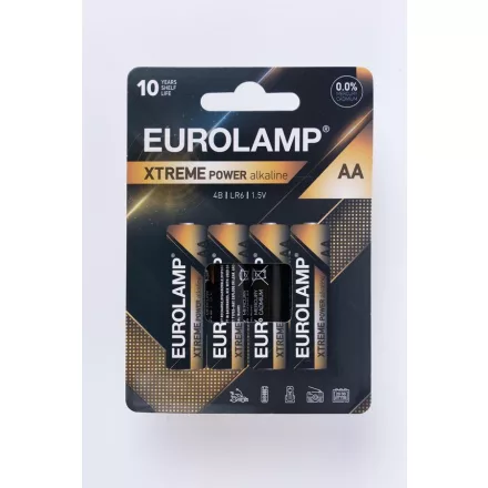 Eurolamp XTREME power elem AA LR6 1.5V 4DB
