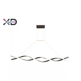   MasterLED XD XUDO 37W-os 120 cm-es fekete színű függesztett mennyezeti lámpa