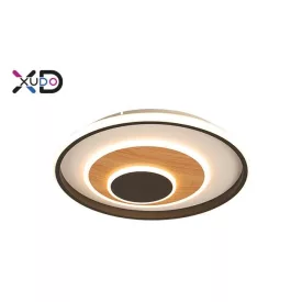   MasterLED XD XUDO 29W ø400 mm tölgy/fekete színű mennyezeti lámpa