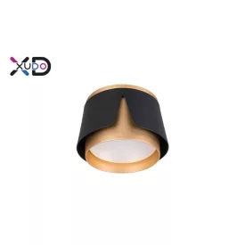   MasterLED Bud fekete/arany mennyezeti lámpa keret GX53-es foglalattal