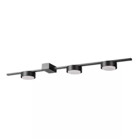   MasterLED Zola fekete színű mennyezeti lámpa keret 3xGX53-es foglalattal