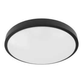   EcoLight ø310 mm kerek fekete színű kerek mennyezeti lámpa 2xE27-es foglalattal
