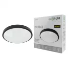 EcoLight ø310 mm kerek fekete színű kerek mennyezeti lámpa 2xE27-es foglalattal