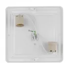 EcoLight ø295mm négyzet alakú fehér színű mennyezeti lámpa 2xE27-es foglalattal
