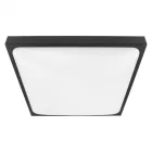 EcoLight ø295 mm négyzet alakú fekete színű mennyezeti lámpa 2xE27-es foglalattal