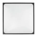 EcoLight ø295 mm négyzet alakú fekete színű mennyezeti lámpa 2xE27-es foglalattal