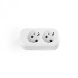   Videx Titanum fehér színű 2-es elosztó dugaljzat IP20 (10/100)