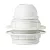 E27-es fehér műanyag csillár foglalat 220-240V