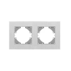   Videx Binera szürke színű alumínium dupla függőleges keret