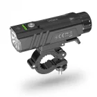 Videx LED kerékpár lámpa 5000K újratölthető akkumulátorral BA286