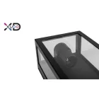 MasterLED Kerti oldalfalra helyezhető fekete színű lámpa E27-es foglalattal IP44-es védettséggel