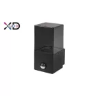 MasterLED Kerti oldalfalra helyezhető fekete színű lámpa E27-es foglalattal beépített mozgásérzékelővel