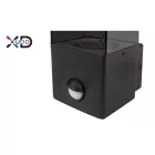 MasterLED Kerti oldalfalra helyezhető fekete színű lámpa E27-es foglalattal beépített mozgásérzékelővel