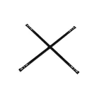 MasterLED Brando 40 W-os natúr fehér 595x595 mm falon kívüli fekete LED panel