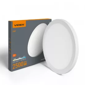   VIDEX DL6R LED Mennyezeti Lámpa 24W 3000K-4000K-6500K 220V Fehér