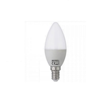 Horoz Ultra opál színű E14-es foglalatú 6 W-os LED-es izzó natúr fehér 510 lm