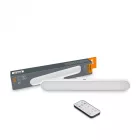 Videx beépített LED-es újratölthető lámpa mágneses hátlappal távirányítóval 3000-6500K