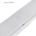 Videx beépített LED-es újratölthető lámpa mágneses hátlappal távirányítóval 3000-6500K