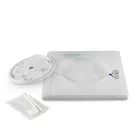 Videx 18 W-os ø292 mm fehér színű négyzet alakú natúr fehér mennyezeti lámpa