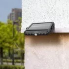 Videx napelemes fali LED lámpa 5000K beépített mozgásérzékelővel 025-S