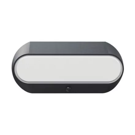 Eurolamp fali napelemes lámpa, 5W, 500lm, meleg fehér, 3000K, mozgásérzékelővel, IP55