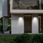 Eurolamp fali napelemes lámpa, 5W, 500lm, meleg fehér, 3000K, mozgásérzékelővel, IP55
