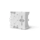 Videx Binera BNMB2 fehér színű süllyesztett kapcsoló kiemelő keret (10/100)