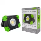EcoLight LR-A10 10 W-os 5000K újratölthető akkumlátoros LED reflektor
