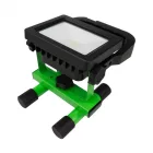 EcoLight 10 W-os natúrfehér hordozható LED reflektor újratölthető akkumlátorral