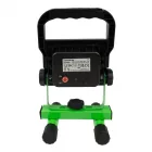 EcoLight 10 W-os natúrfehér hordozható LED reflektor újratölthető akkumlátorral