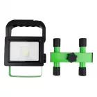 EcoLight 10 W-os natúrfehér hordozható LED reflektor újratölthető akkumlátorral