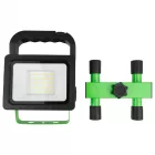 EcoLight 20 W-os natúrfehér hordozható LED reflektor újratölthető akkumlátorral