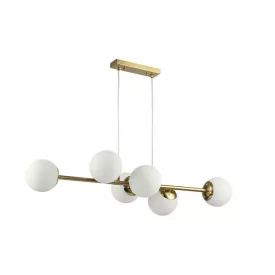   MasterLED Bali 90 cm-es arany színű függesztett mennyezeti lámpa E27-es foglalattal